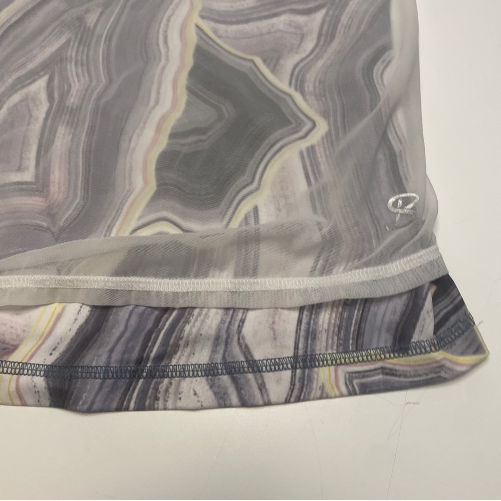 Sofibella Blue And Gray Patterned Tank Top S - image 3